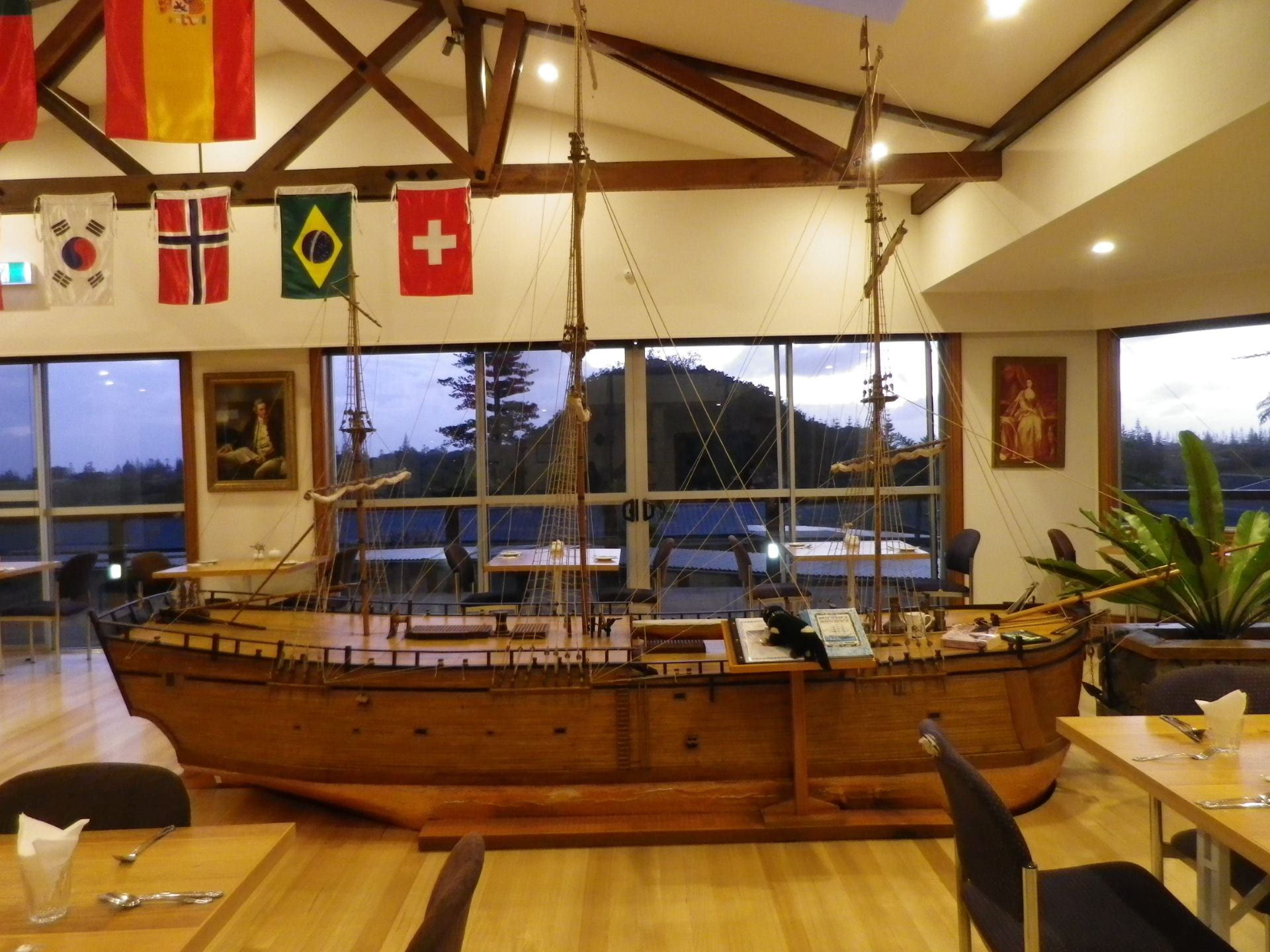 Model of Cook's Endeavour